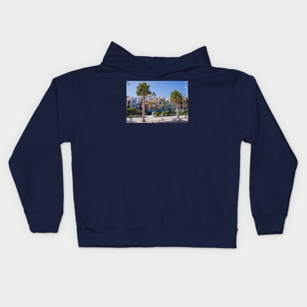 Colored houses. Kids Hoodie by sma1050